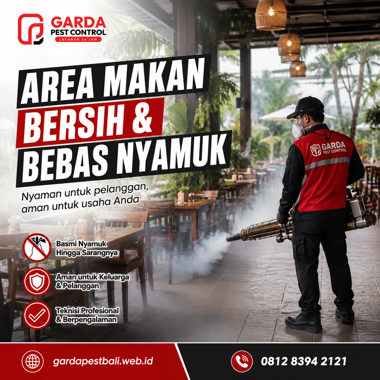 Cari Jasa Fogging Nyamuk Terdekat di Bali? Garda Pest Control Bali Solusi Terbaik!