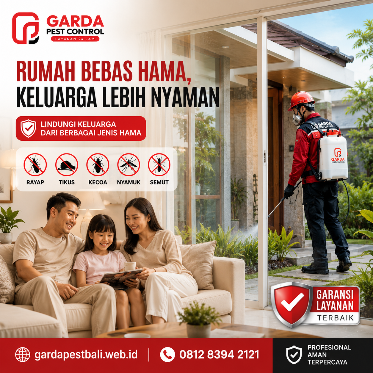 Layanan Pest Control Darurat 24 Jam di Bali Cepat & Profesional