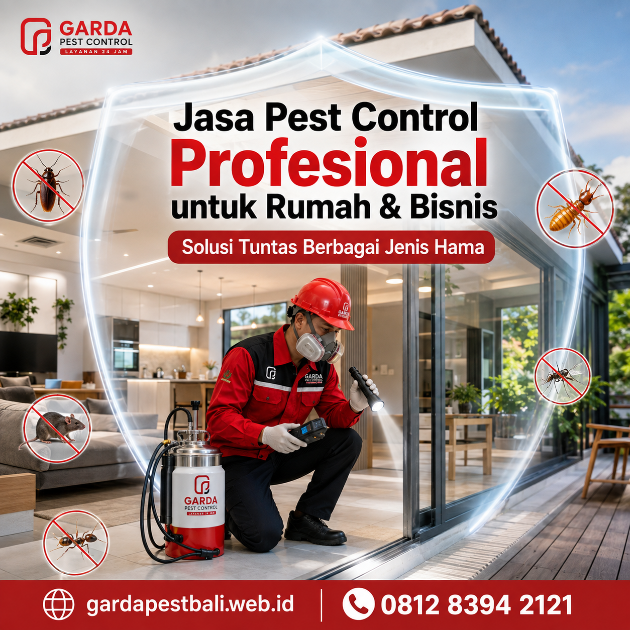 Jasa Pest Control Villa dan Hotel di Bali Terpercaya untuk Bisnis Properti